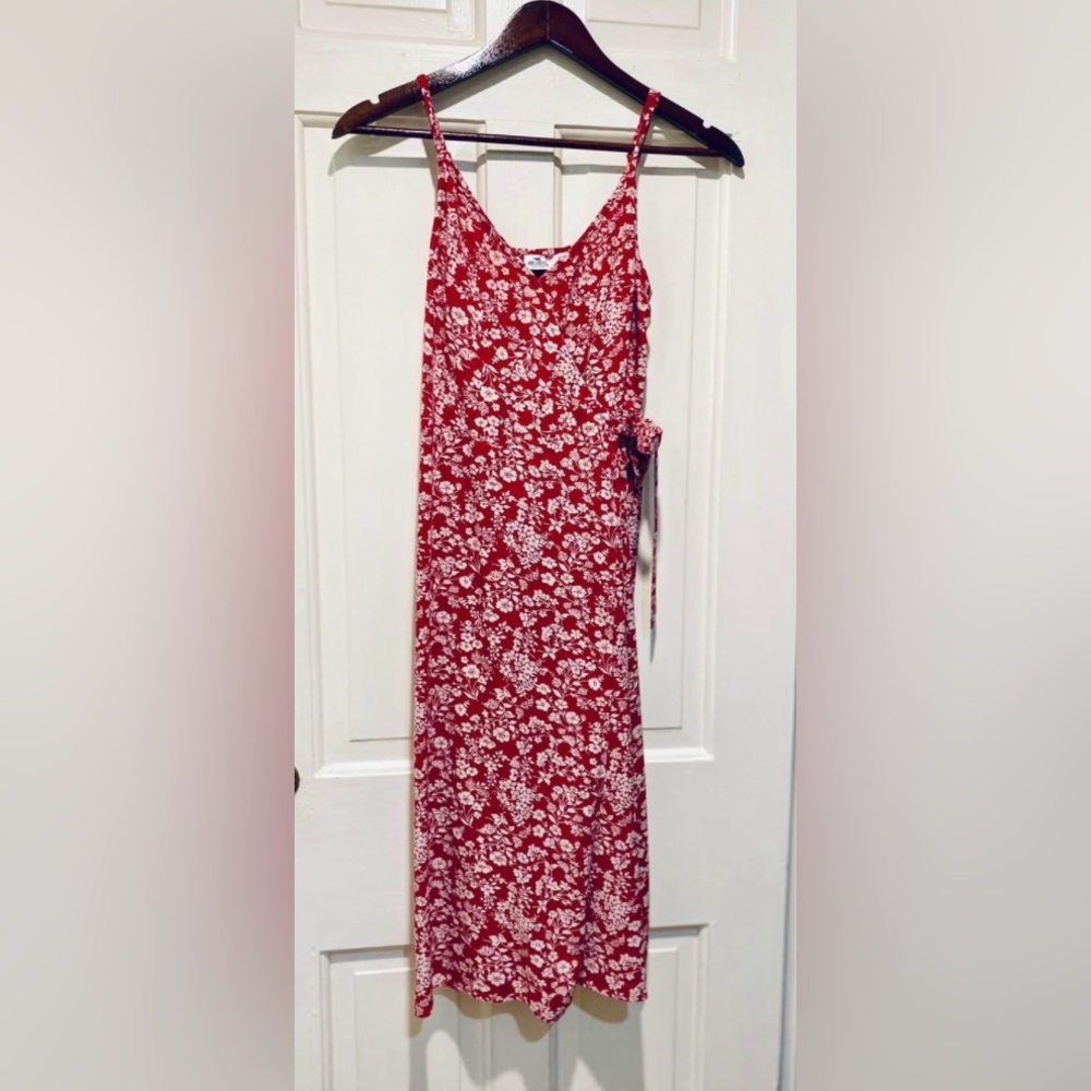 Hollister Red Floral Dress